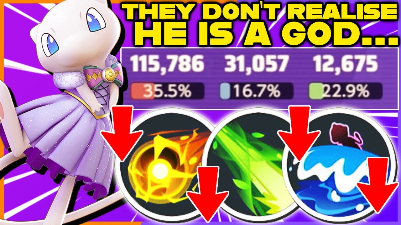 NERFS Don't WORK On Him | All New Nerfed Mew Is INSANE | POKEMON UNITE