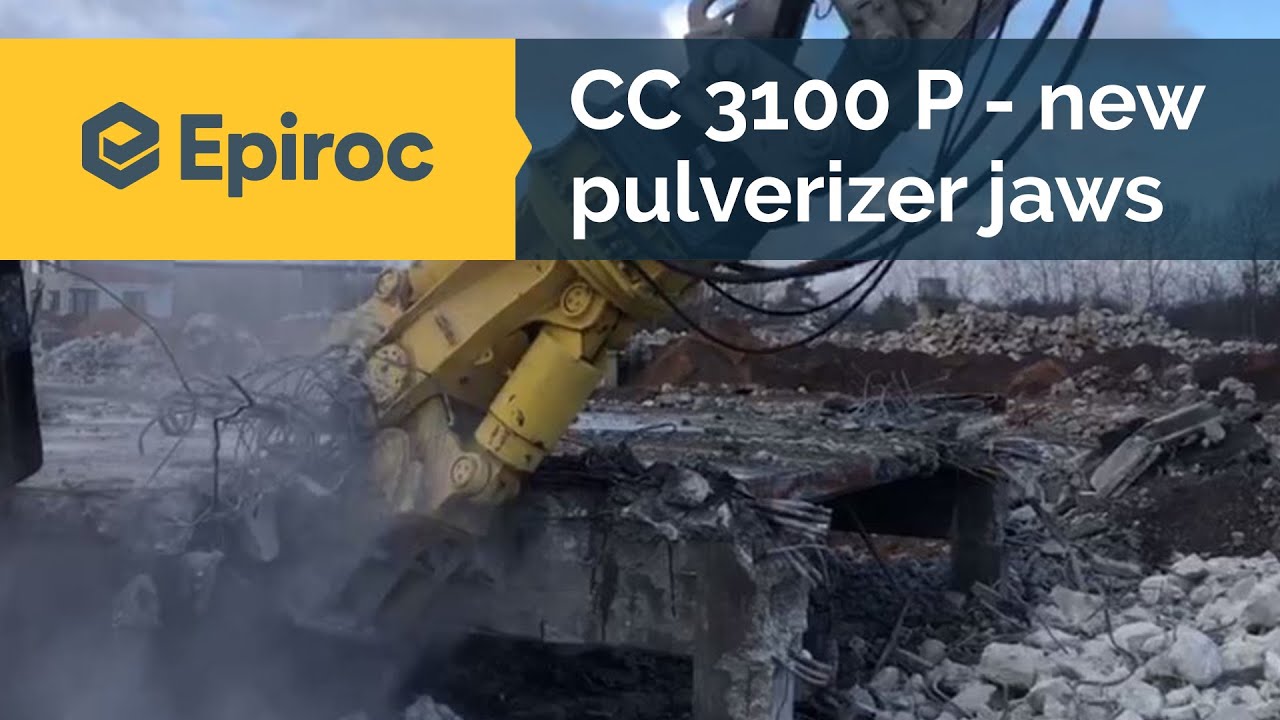 Combi Cutter CC 3100 P with the new pulverizer jaws