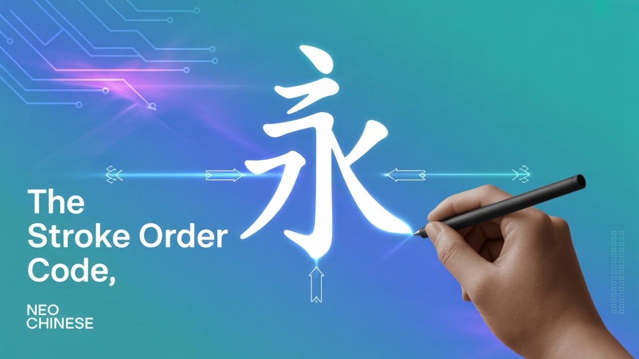 The Logic of Chinese Writing: How 6 Strokes Build Every Character