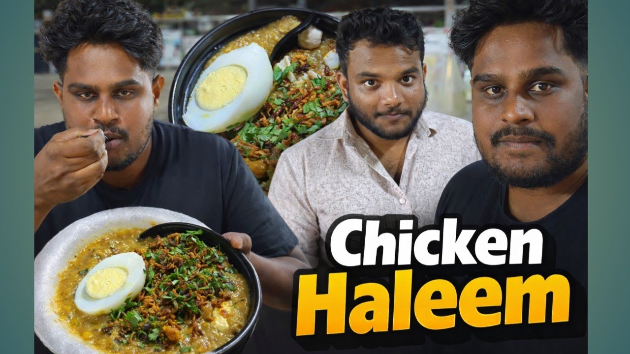World's Famous Hyderabadi's Chicken Haleem || Trying Cheapest Haleem || AnilAb Travelog 