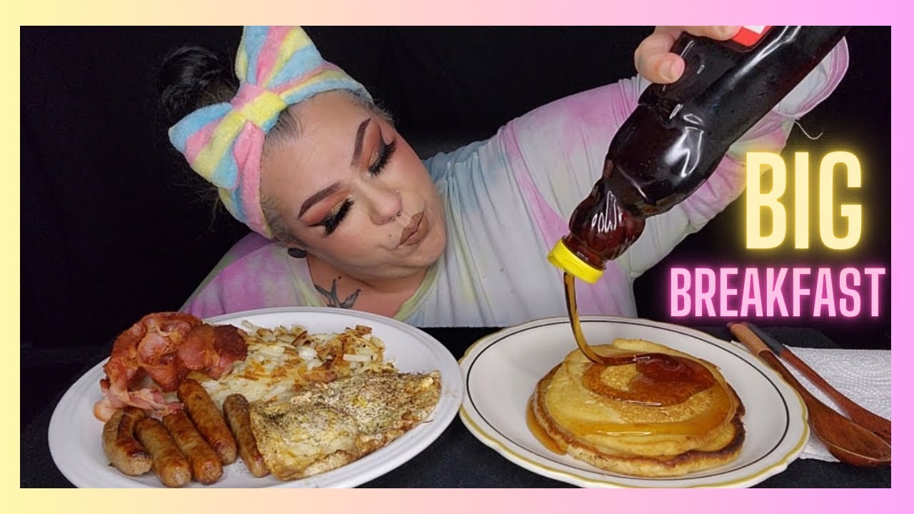 breakfast mukbang