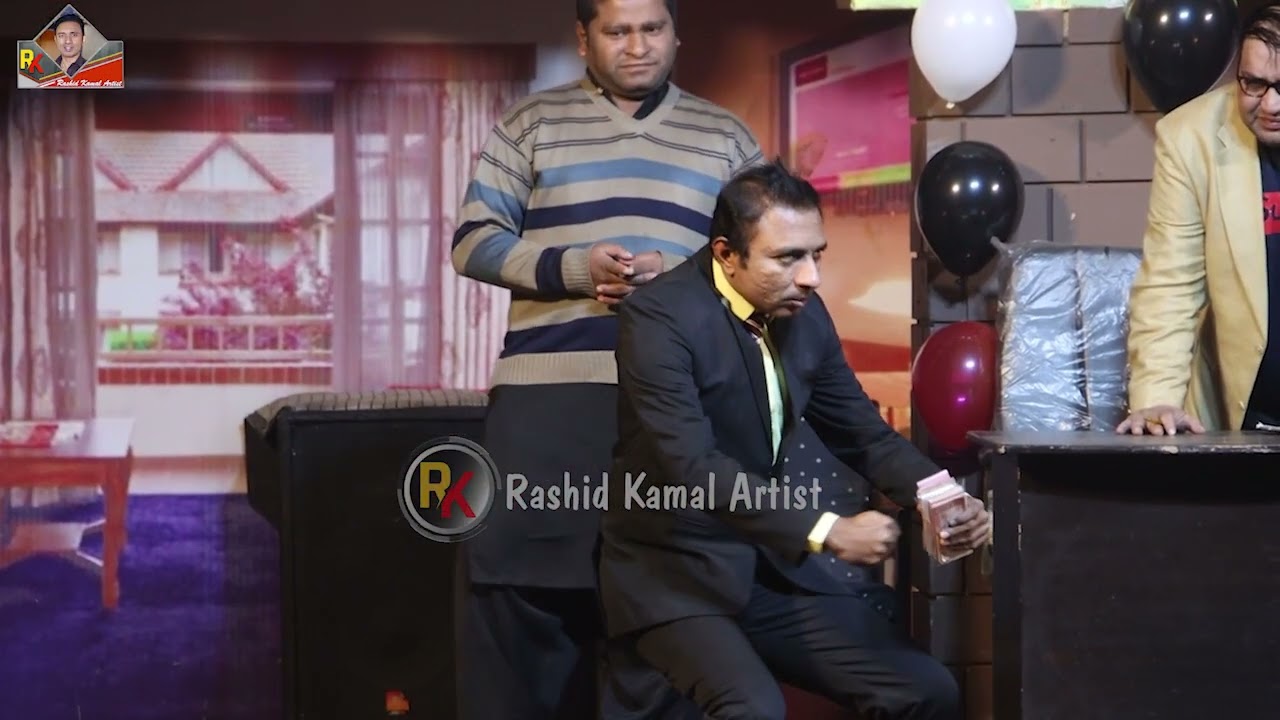 RASHID KAMAL & TASLEEM ABBAS | Super Performence | New Stage Drama CLip