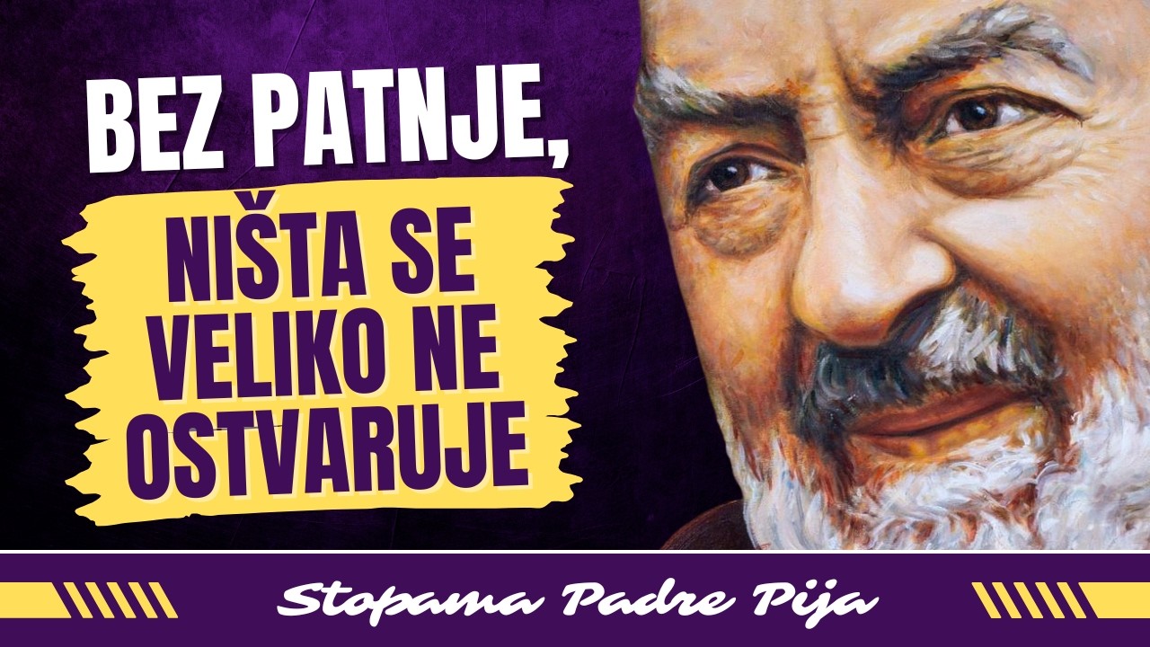 Bez patnje, ništa se veliko ne ostvaruje