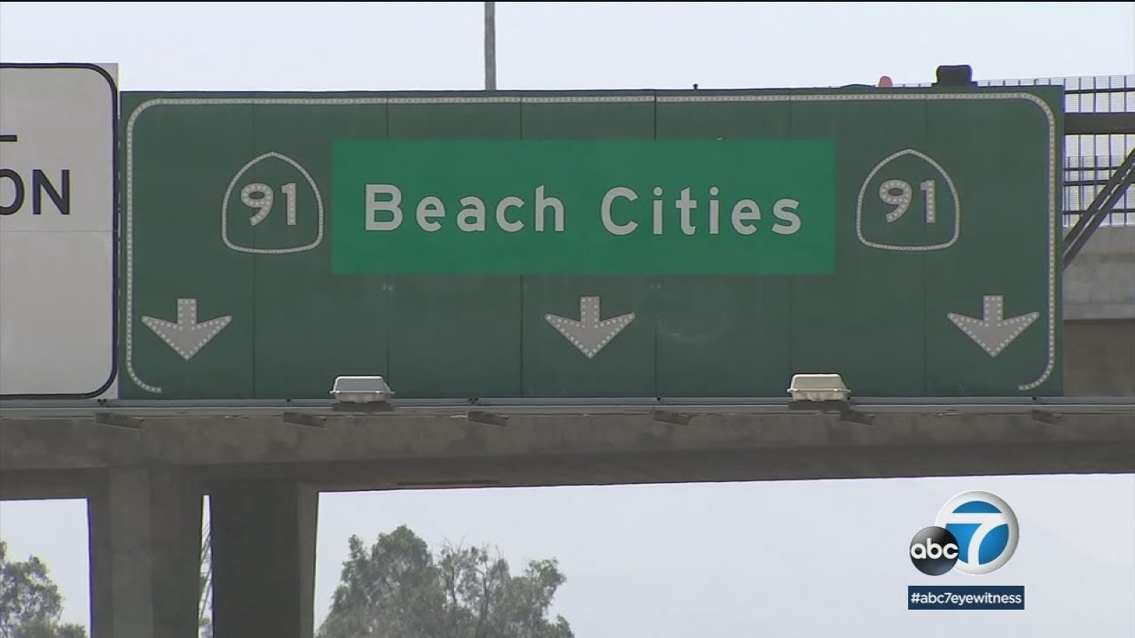 Do 'beach cities' freeway signs in Inland Empire actually lead to the beach? | ABC7