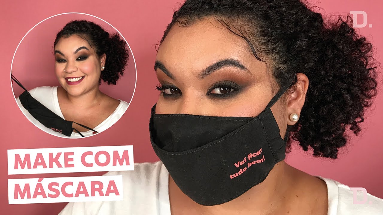 MAKE PARA USAR COM MÁSCARA - #defrentecomgabi | DAILUS