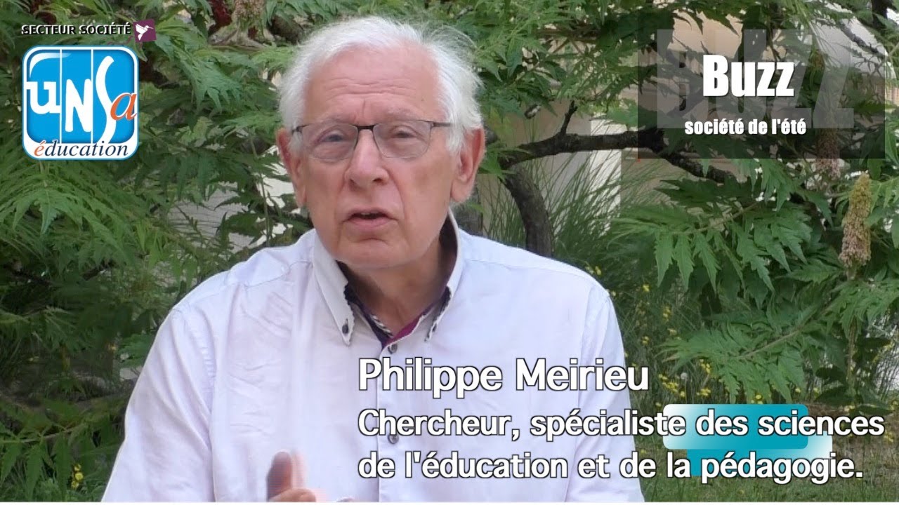 Philippe MEIRIEU : L'IA : UN DANGER OU UN PROGRÈS POUR L'ÉDUCATION ?