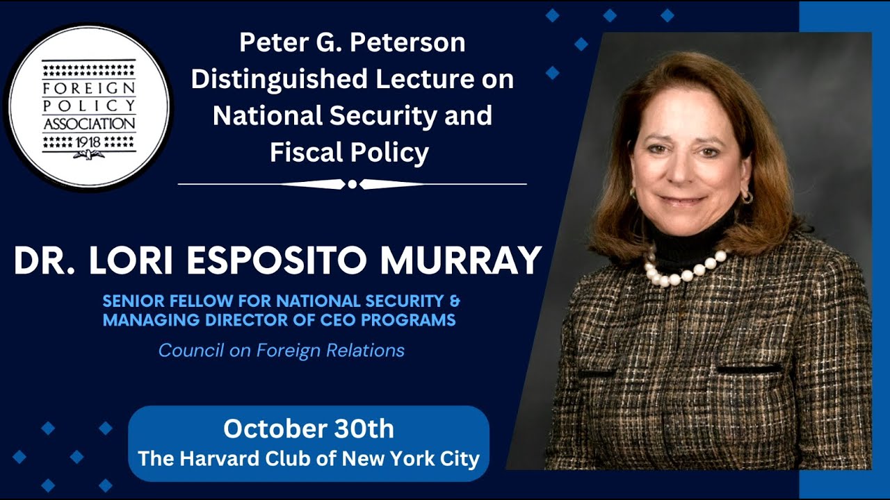 National Security & Fiscal Policy with Dr. Lori Esposito Murray