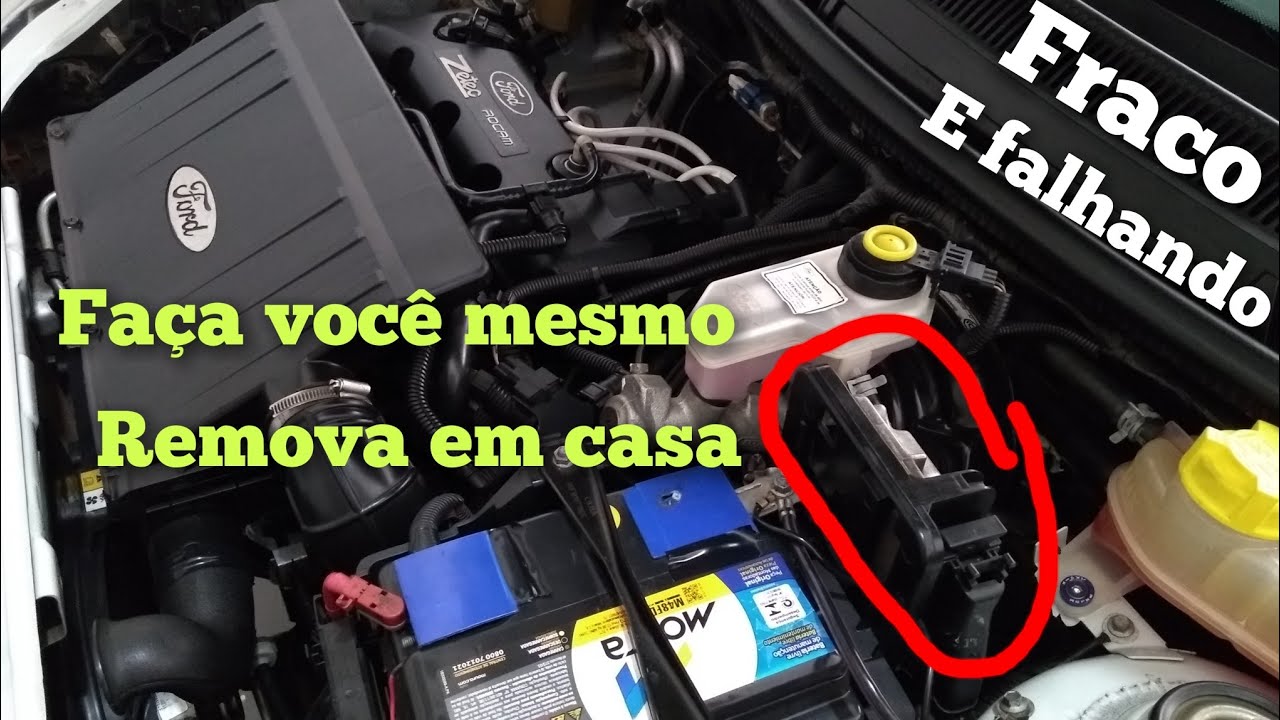 COMO REMOVER E LIMPAR MÓDULO DE INJEÇÃO ELETRÔNICA DO FORD KA ZETEC ROCAM.