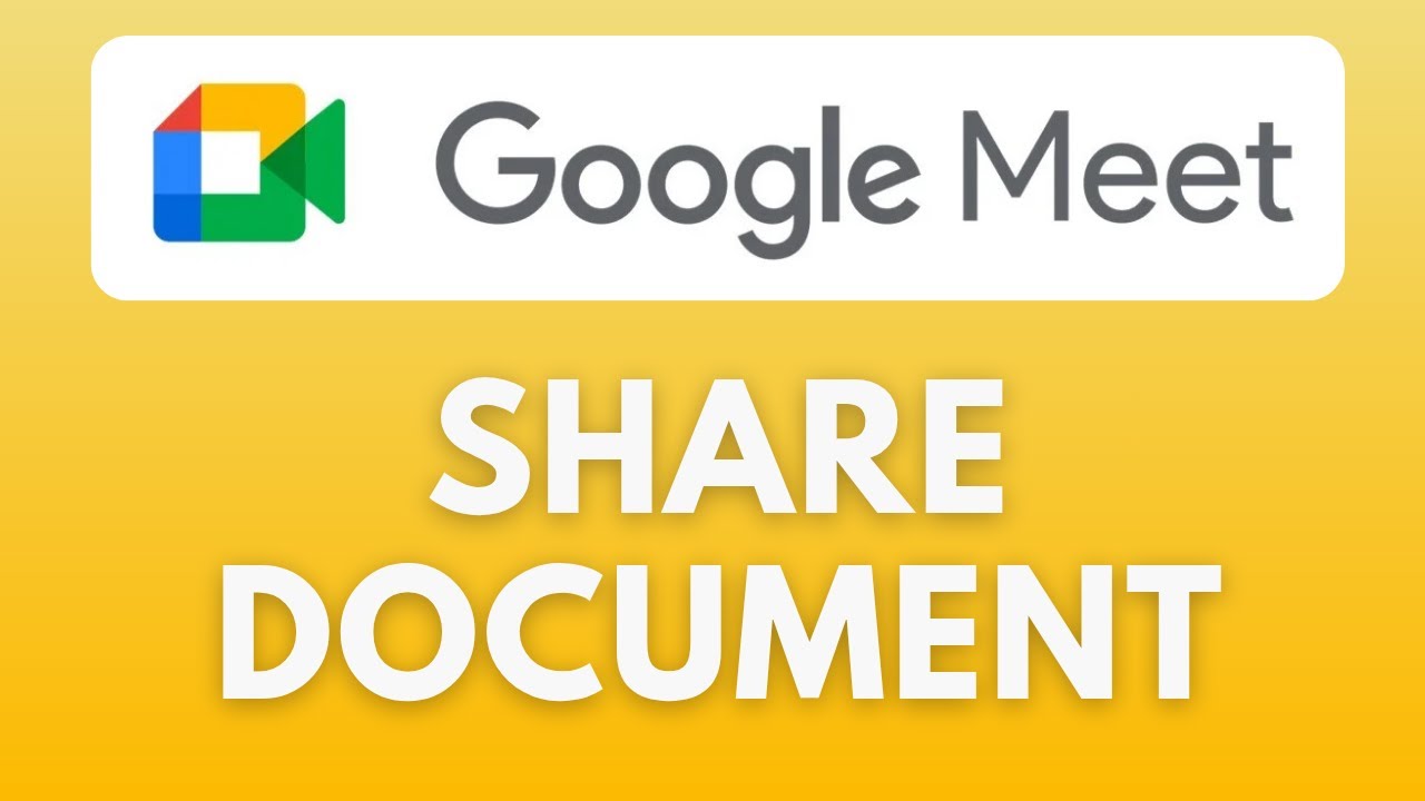 Как поделиться документом в Google Meet