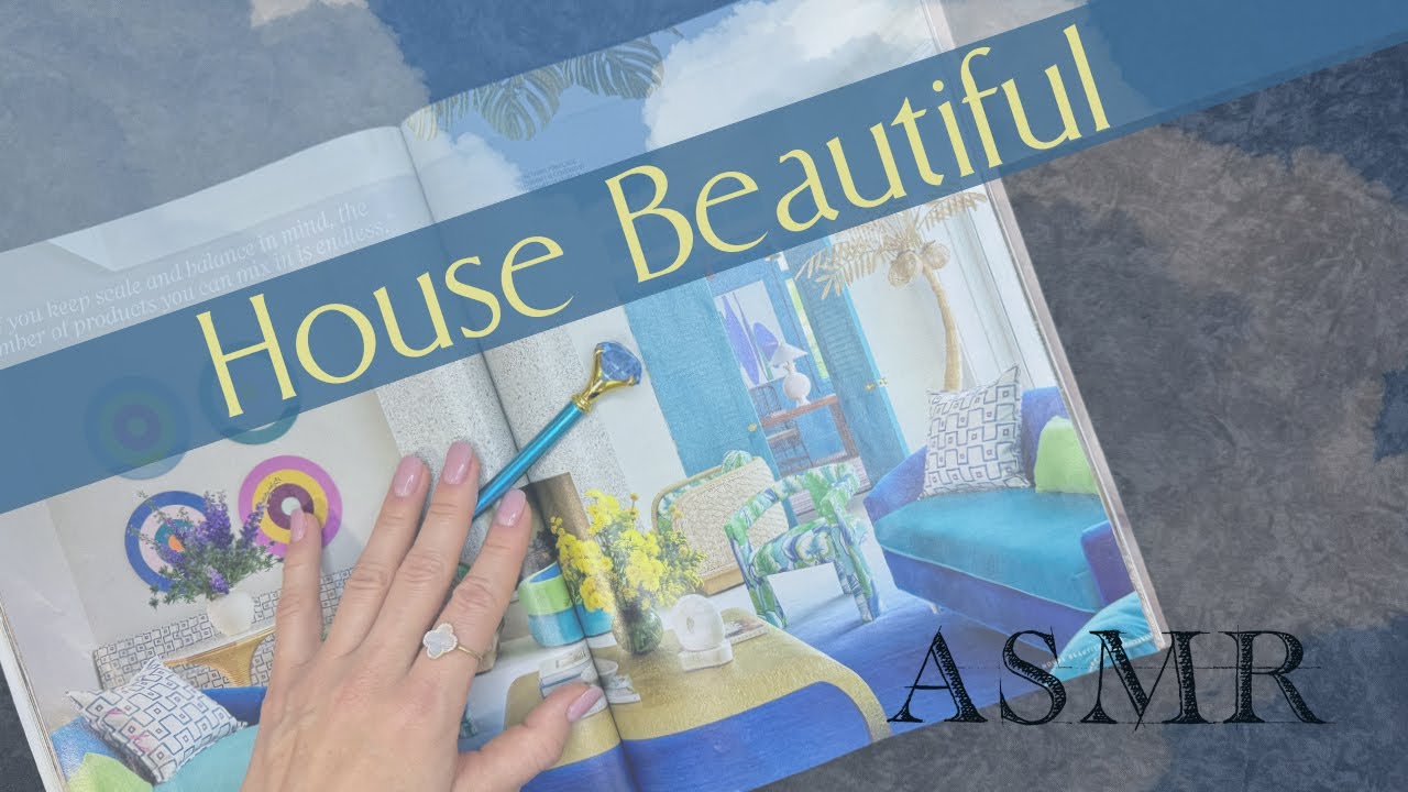 ASMR Interior Design Magazine Flip Through HOUSE BEAUTIFUL (PART 2)