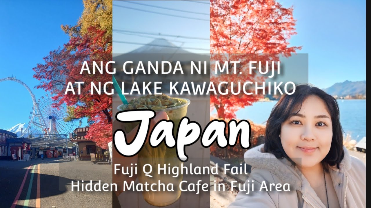 Solo in Japan: Fuji Q Highland, Lake Kawaguchiko, Having Matcha with Good Mt. Fuji View Ep 11