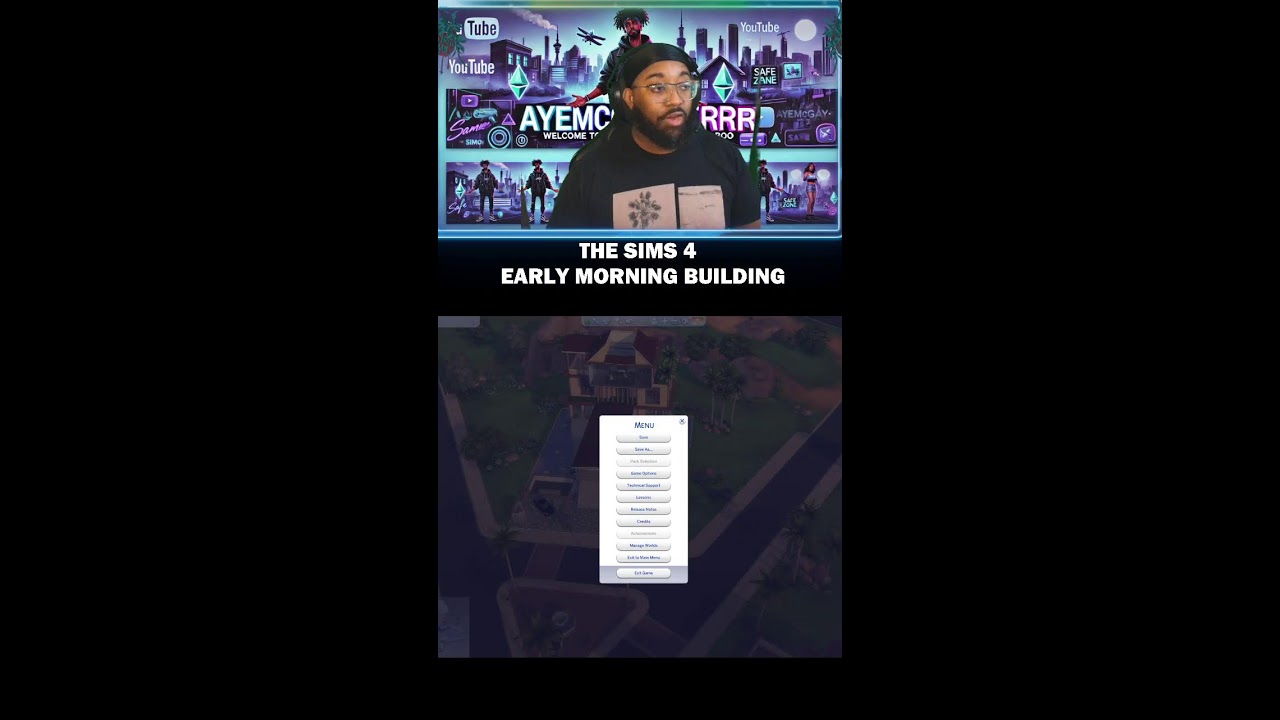 EARLY MORNING SIMS AND CHILL (Portrait)
