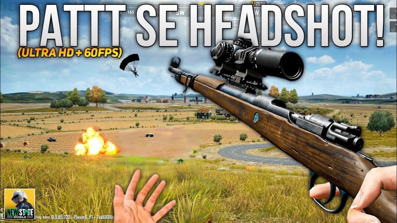 NEW STATE MOBILE SNIPER GAMEPLAY 2026 ULTRA HD + 60 FPS(हिंदी)