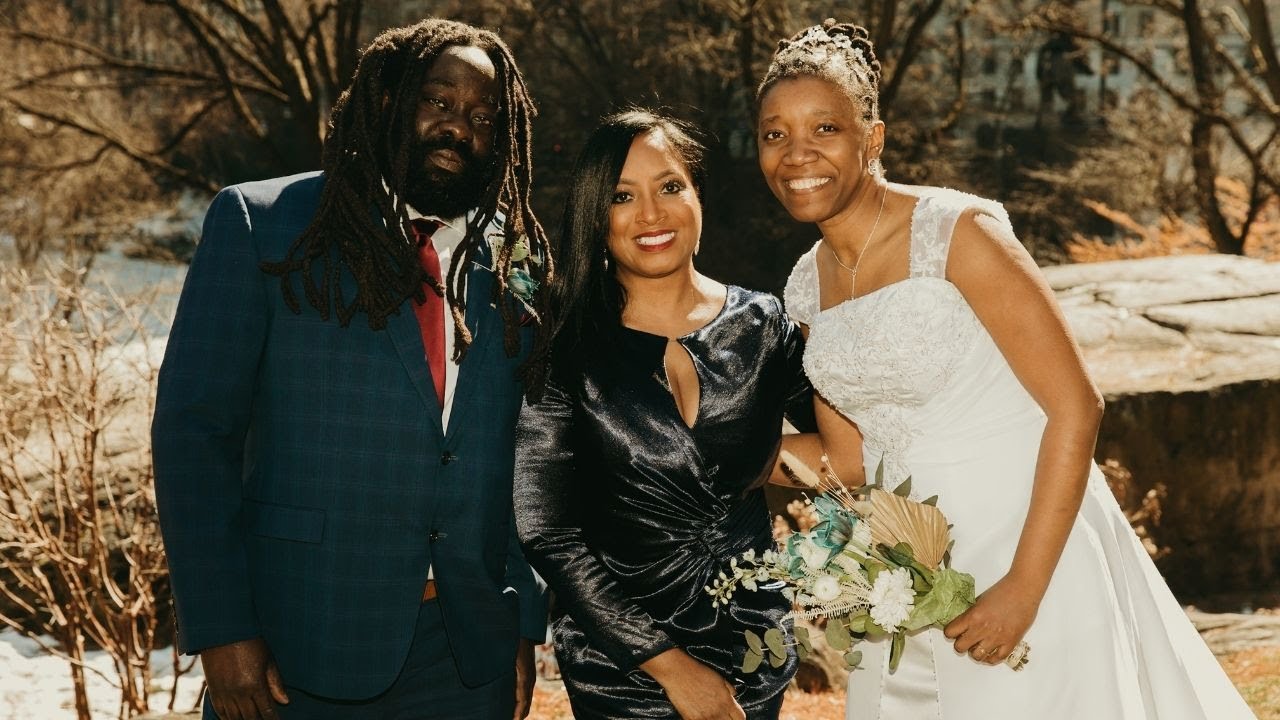 Tania & Vincent’s Elopement Ceremony in Cop Cot, Central Park, NYC.