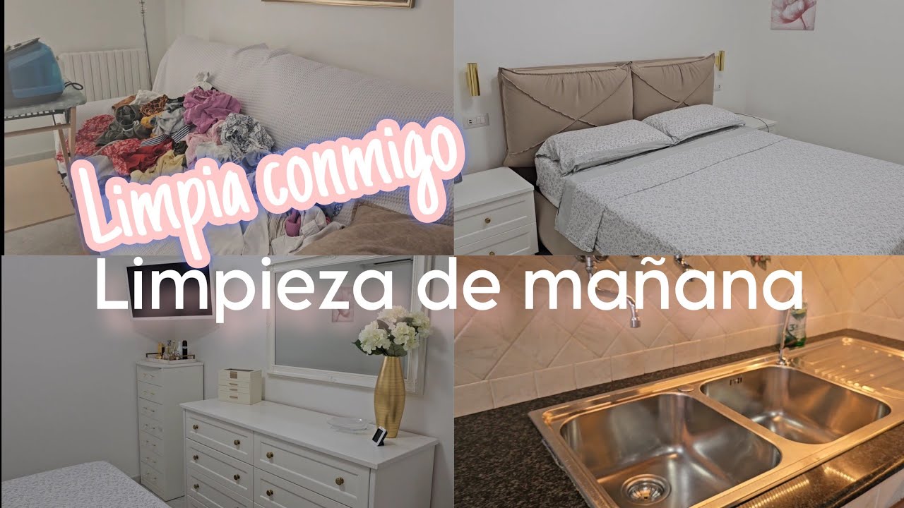 Limpieza de mañana/ organización y limpieza de la cocina. 