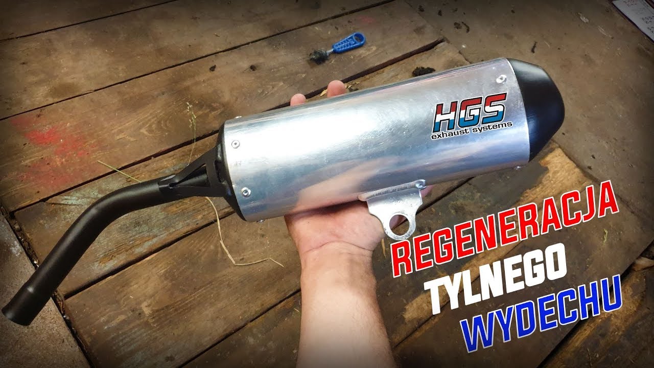 #4 KTM EXC 125 ODBUDOWA | Regeneracja tylnego wydechu z HGS 🔥
