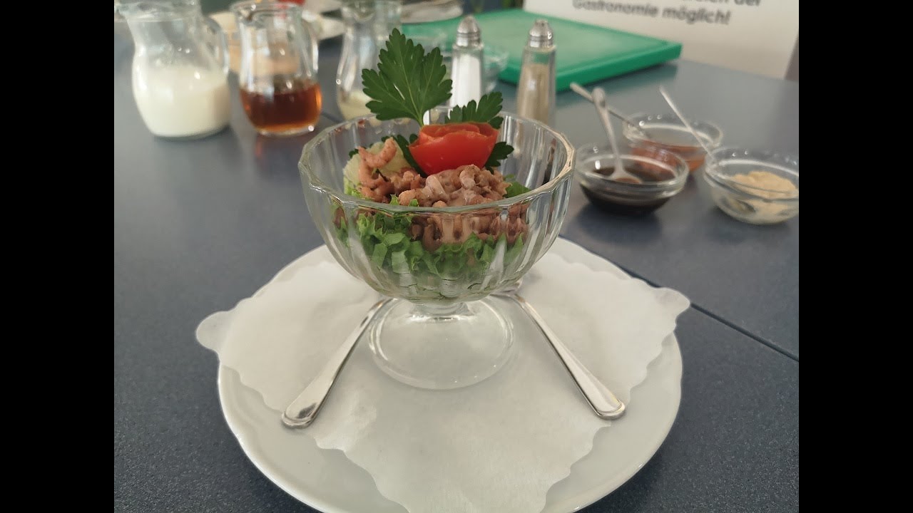 kalte Vorspeise : Krabbencocktail