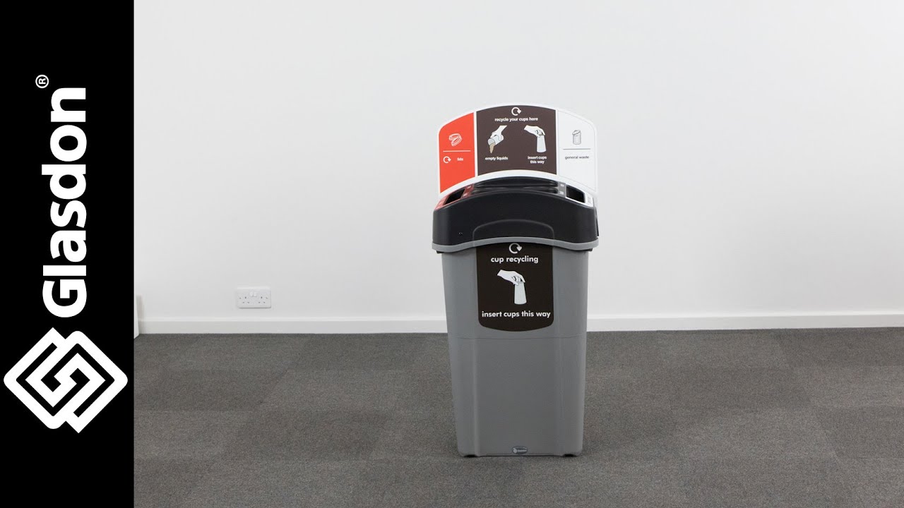 Glasdon UK | Demonstration | Eco Nexus&reg; Cup Recycling Station