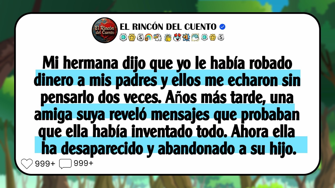 Mi hermana dijo que le robé dinero a mis papás y me corrieron de la casa …