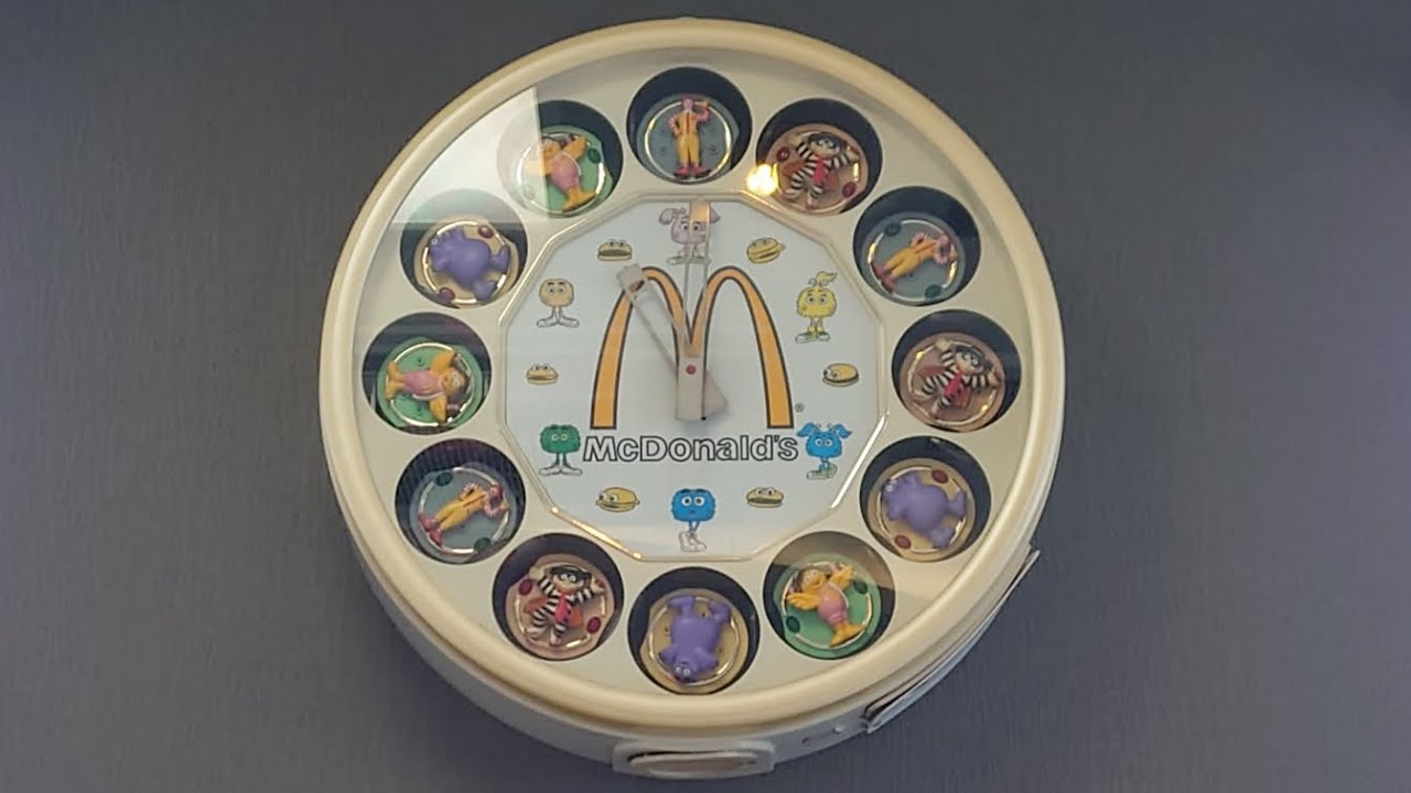 [からくり時計]SEIKO マクドナルドファンタジア(RE907C)午前11:00(♪３匹のこぶた♫)[マクドナルド広島高陽店]