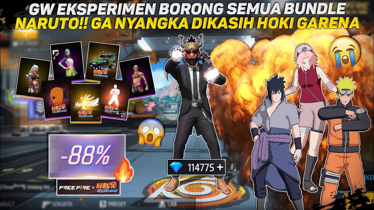 EKSPERIMEN HABISIN 100K DIAMOND BUAT SPIN SEMUA EVENT NARUTO!! TERNYATA ADA TRIK HOKI NYA 😱