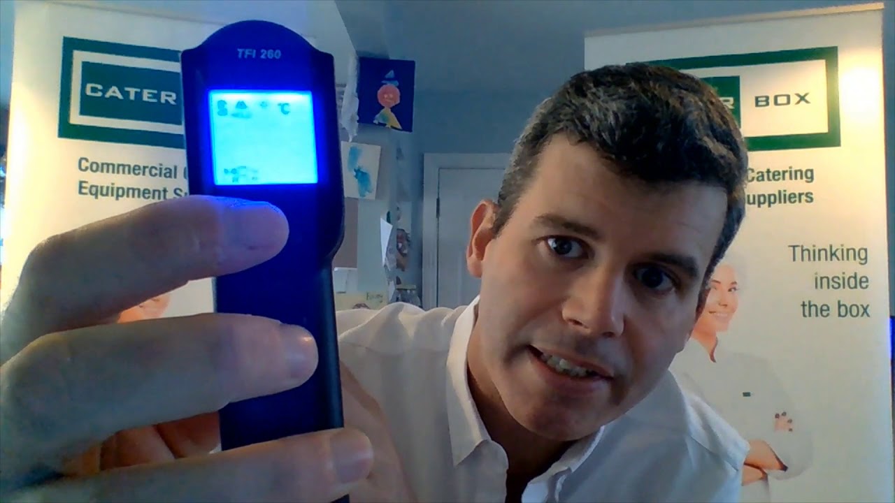 A demo of the Ebro TFI260 Infrared Thermometer