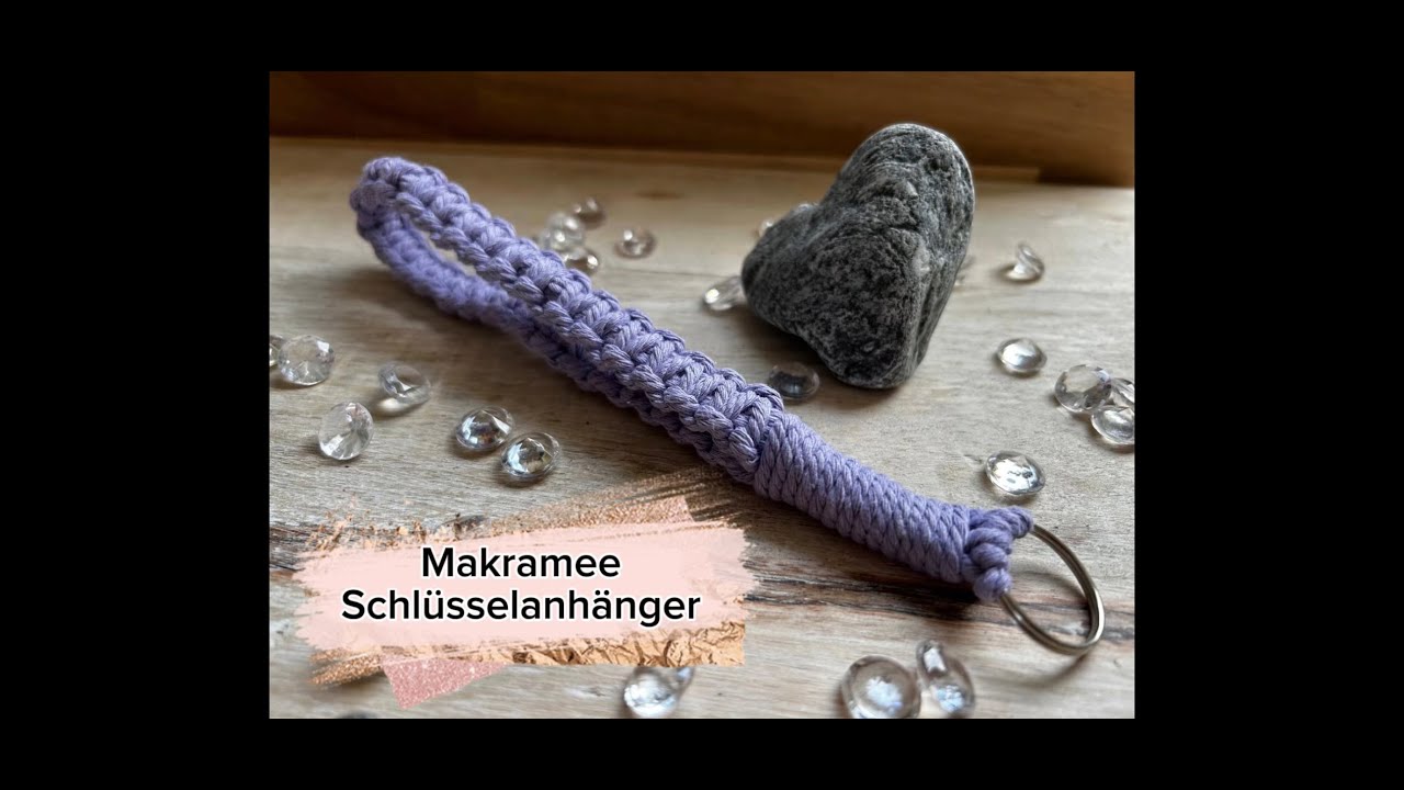 DIY Makramee Schlüsselanhänger