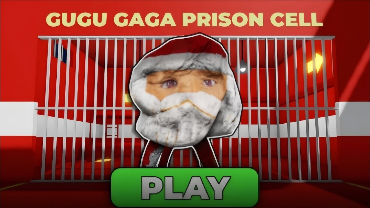 🎅🏻GUGU GAGA PRISON RUN! Obby | Roblox - Full Gameplay (No Commentary)
