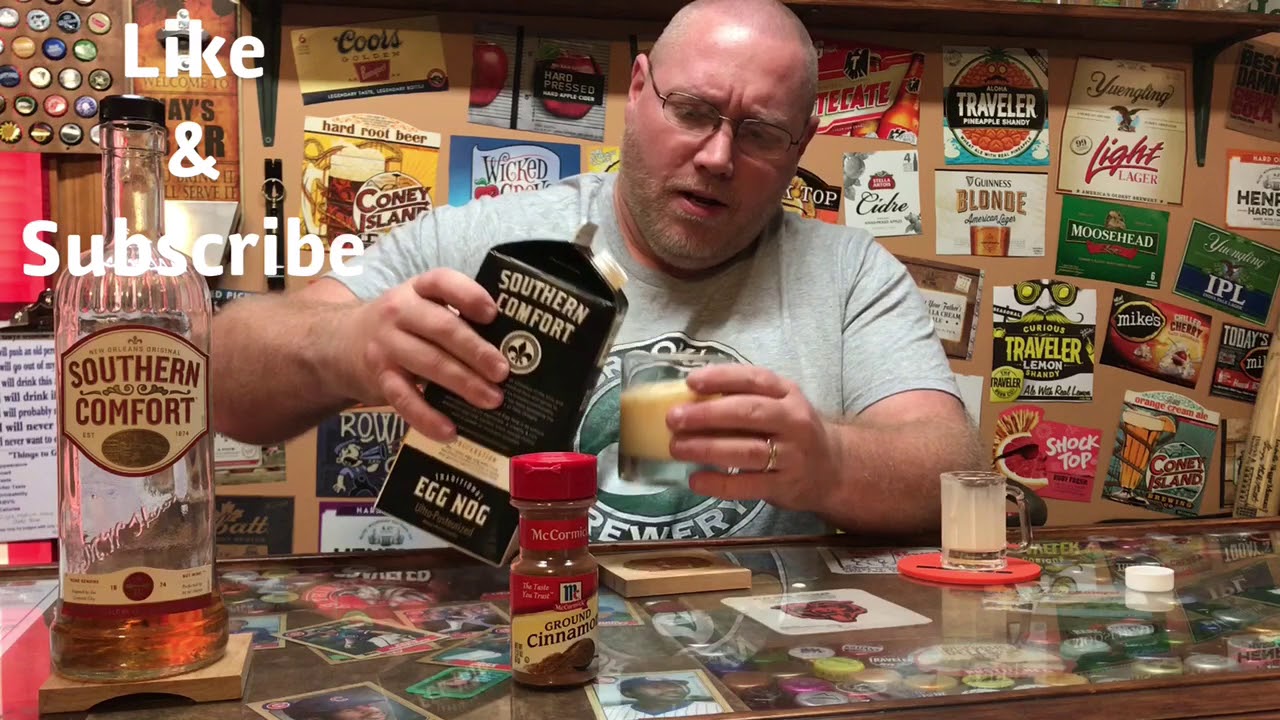 Southern Comfort Egg Nog (Mix and Review)