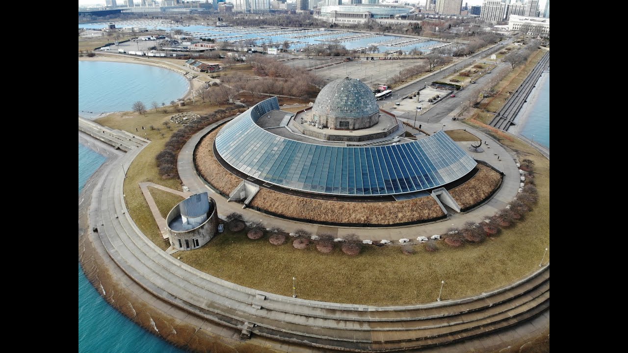 My new VW Jetta in Chicago Downtown from the drone view