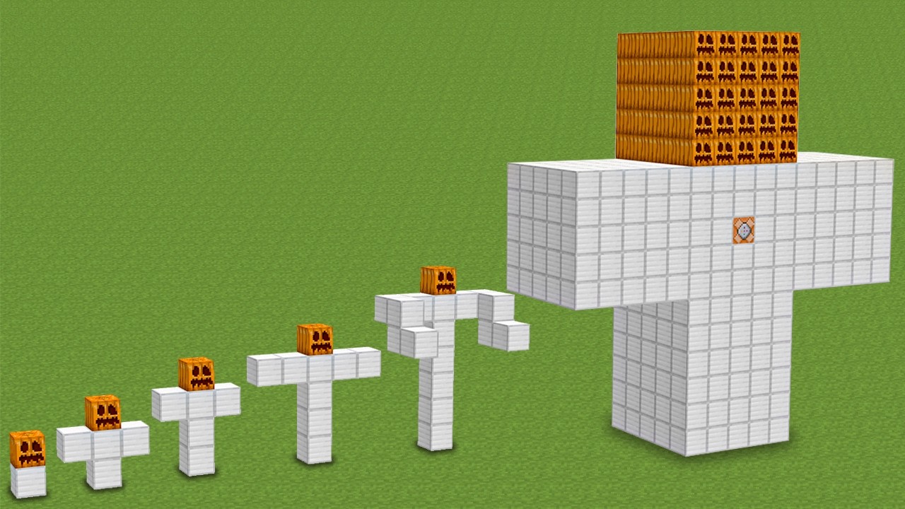 ALL IRON GOLEM PHASES in Minecraft !