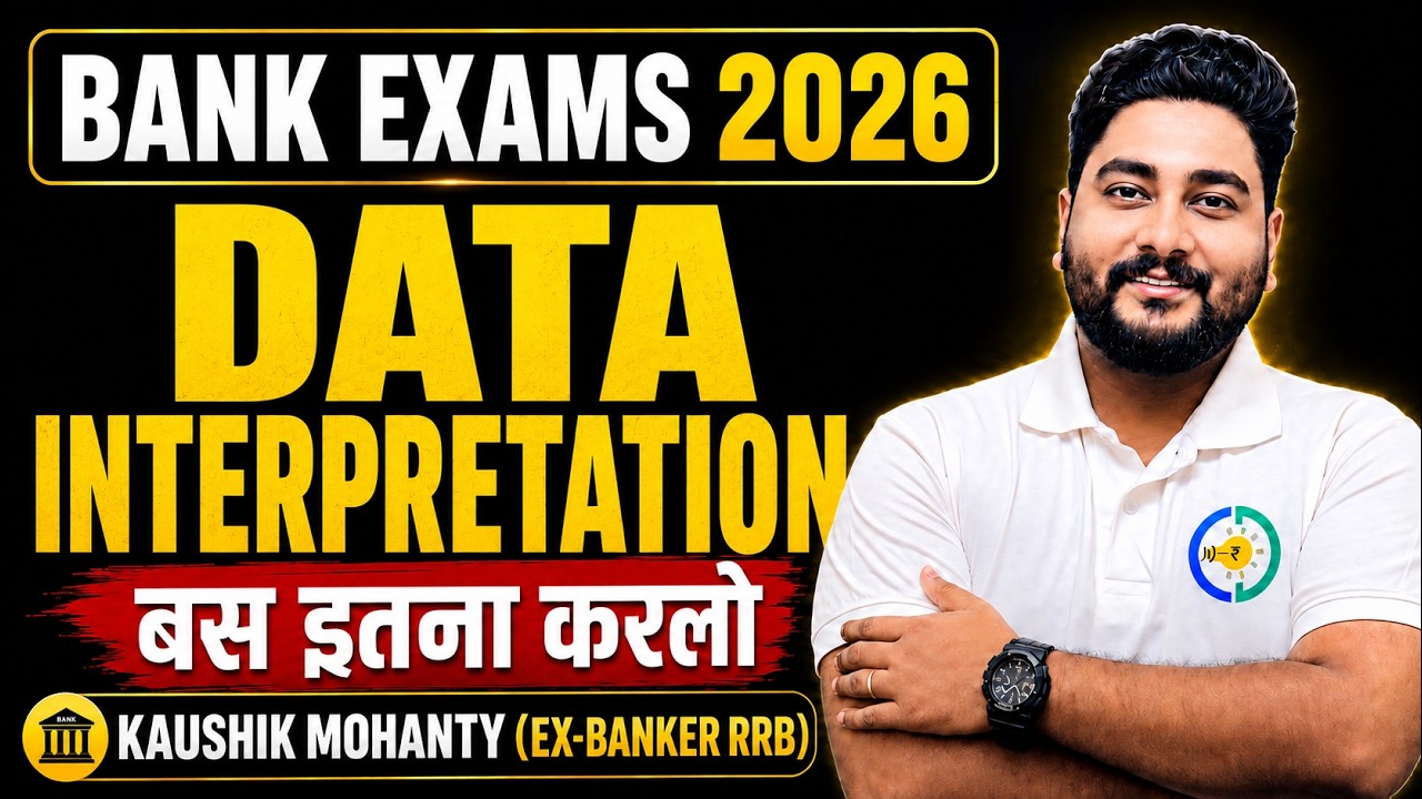 🔥Complete Data Interpretation ONE SHOT || FREE Quant Crash Course for Bank Exams 2026 By Kaushik Sir