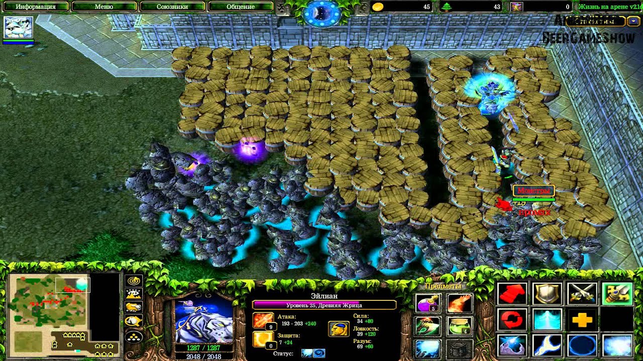 Warcraft 3 жизнь на арене[наши победили]