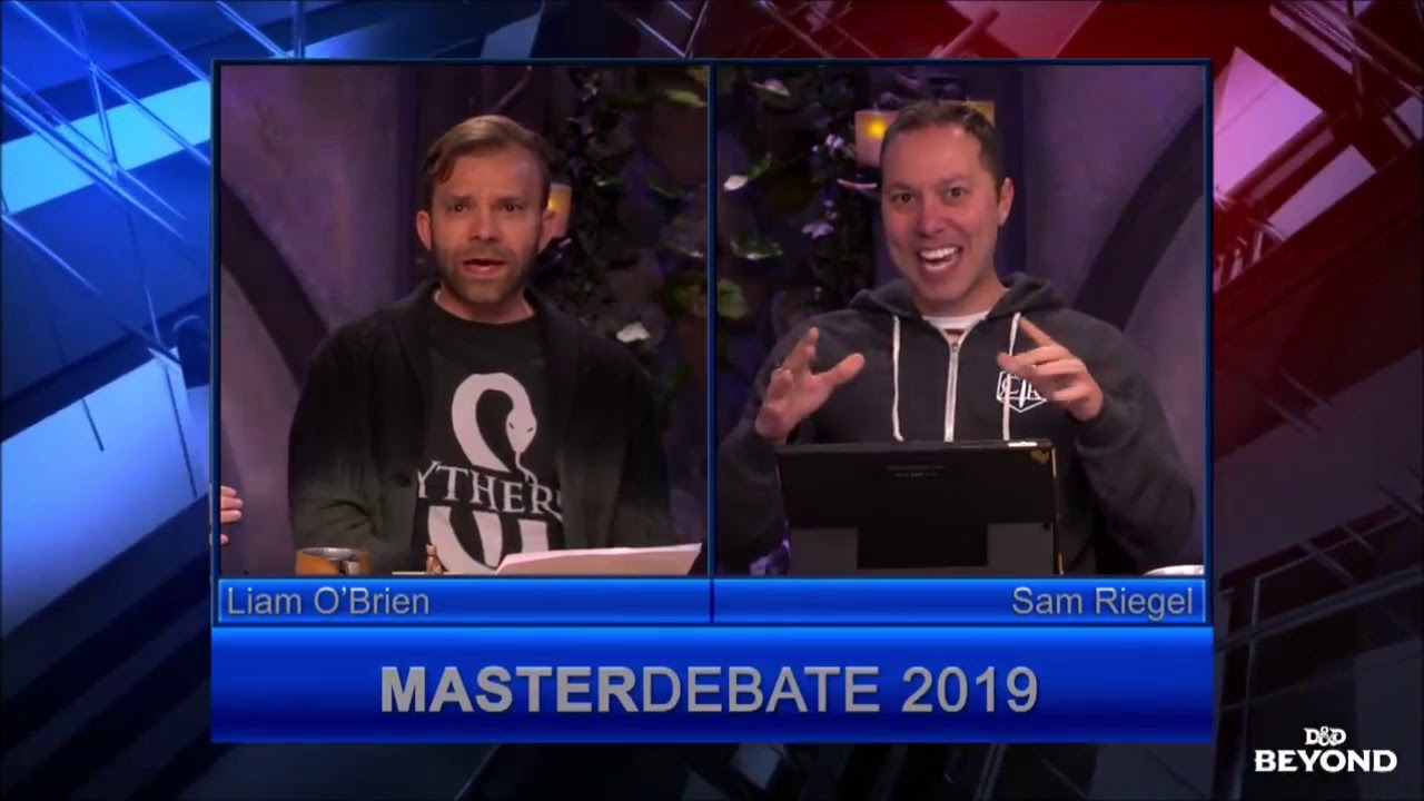 Sam Riegel and Liam O'Brien Vigorously Masterdebate Together! (Critical Role)