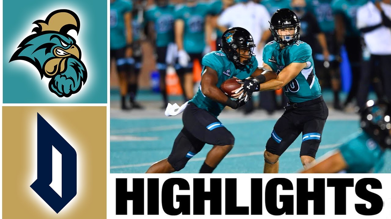 Duquesne vs Coastal Carolina Highlights | College Football Week 3 | 2023 College Football