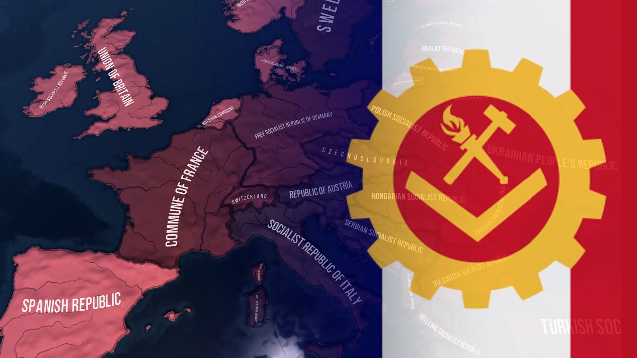 HOI4 - Kaiserreich - Commune of France Timelapse