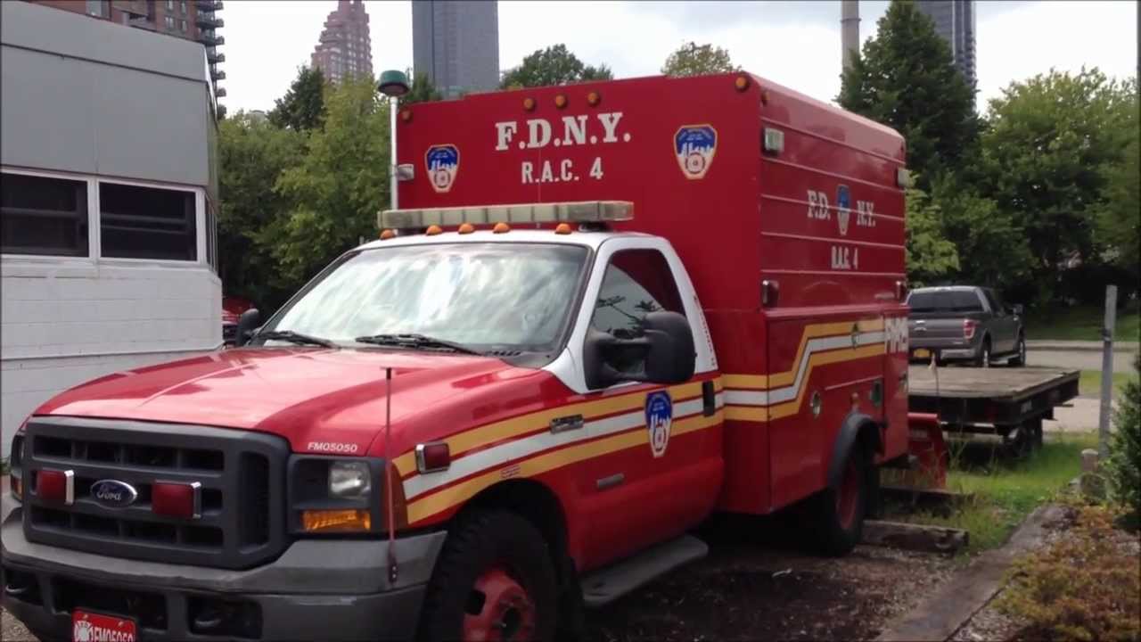 FDNY SPECIAL OPERATIONS COMMAND OR S.O.C. VISIT.  FDNY RESCUE 7 & A RIDE ON ROOSEVELT ISLAND TRAM.