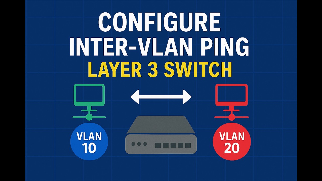Cầu hình ping vlan bằng sw L3