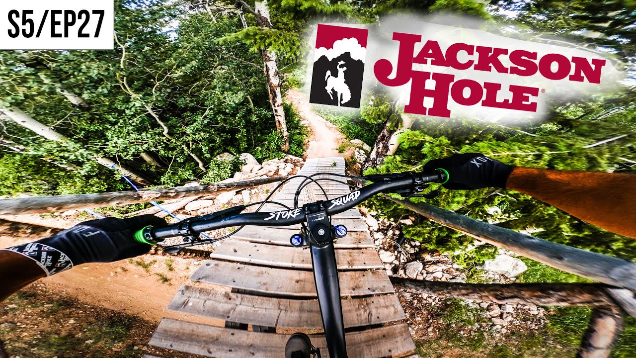 my first time BIKING at JACKSON HOLE BIKE PARK!