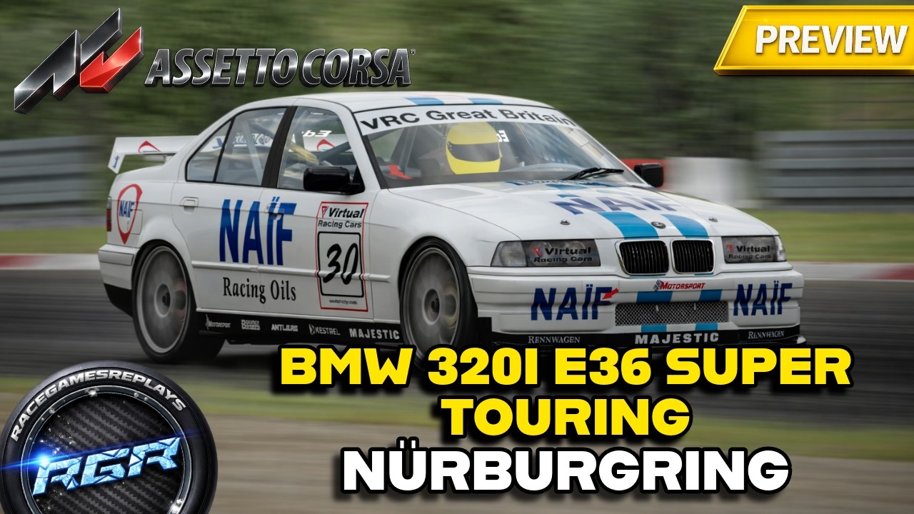 Assetto Corsa #BMW 320i E36 Super Touring @Nürburgring