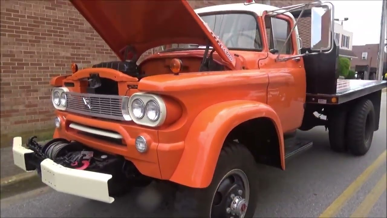 1963 Dodge Power Wagon 500 Flatbed Truck Dreamgoatinc Video Classic Cars