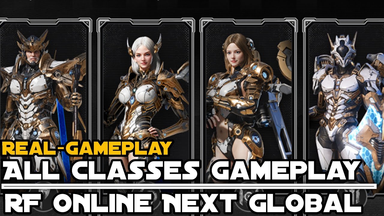 RF Online Next Global: All Classes Gameplay [MMORPG Mobile on Android/iOS]