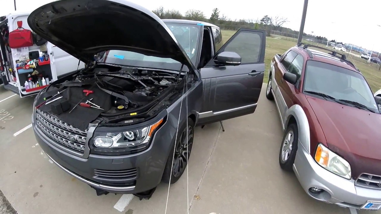 WINDSHIELD REPLACEMENT LAND ROVER 2014  (INSTALACION DE PARABRISAS