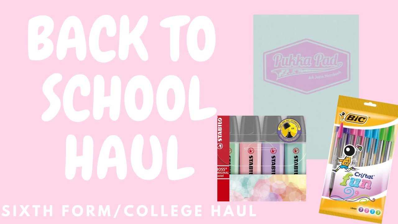 HUGE BACK TO SCHOOL HAUL| Sixth Form/College Haul UK 📚