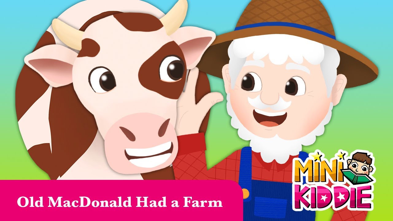 Old MacDonald Had a Farm | Nursery Rhyme with Lyrics | Kids Songs | Mini Kiddie