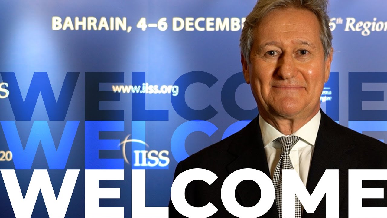 Dr John Chipman introduces the 16th IISS Manama Dialogue