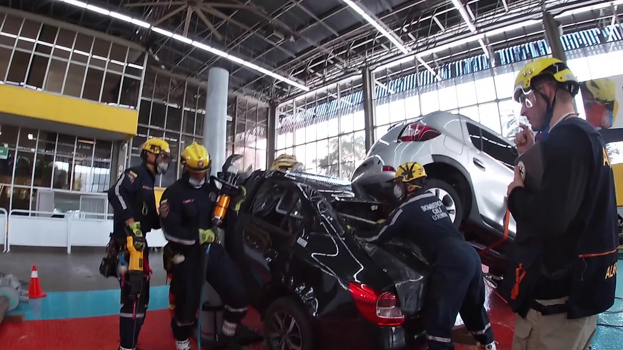 Prueba compleja Bomberos Cali Latinoamericano de Rescate Medellin 2019