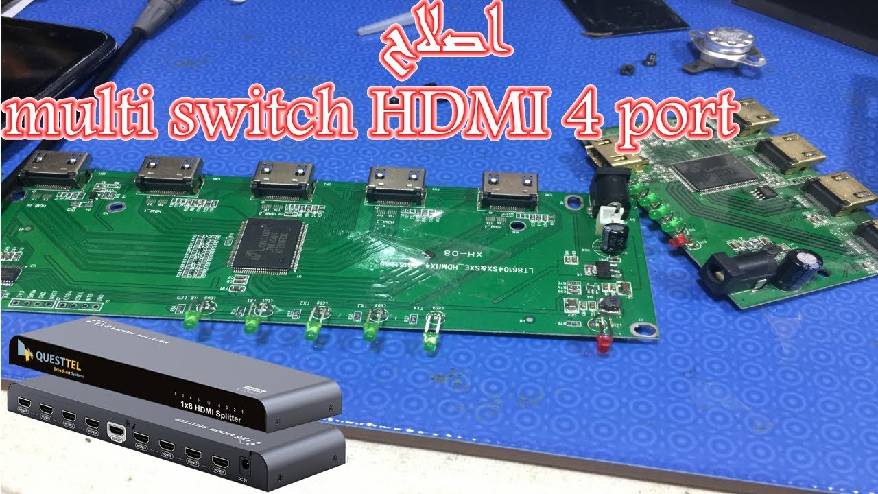 اصلاح multi switch HDMI 4 port