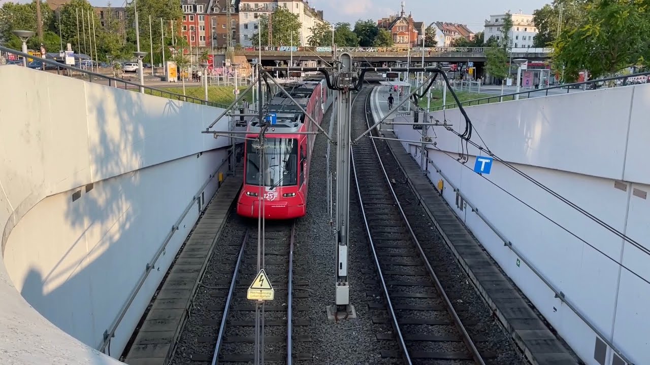 Rheinbahn Düsseldorf Niederflur-Stadtbahn Verkehr Tunnel Rampe Bilk S U71, U72, U73 und U83+Bonus