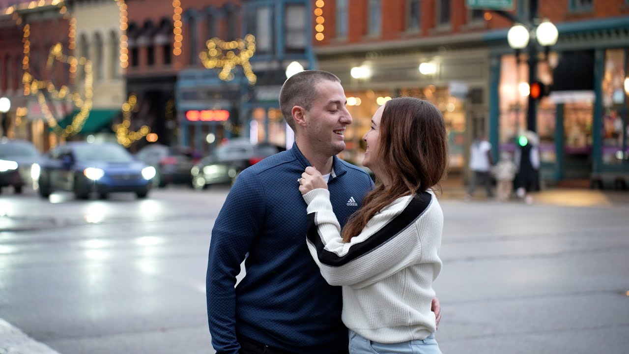 Surprise Proposal in Medina Square | Angela & Collin Photo and Video Engagement